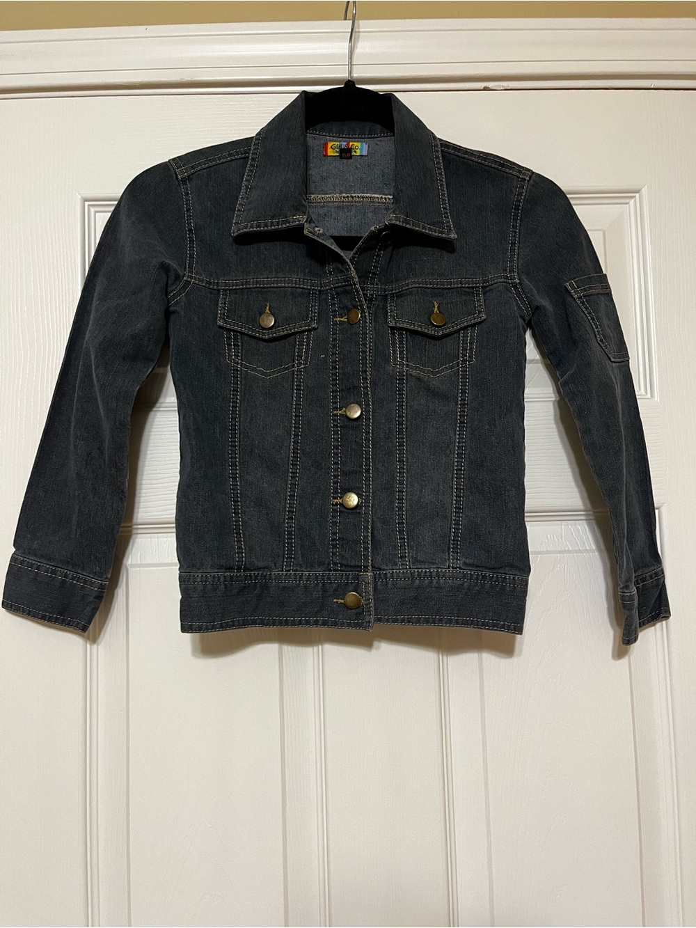 Girls 7/8 Denim Jacket - Classic Button Front